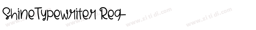 ShineTypewriter Reg字体转换
